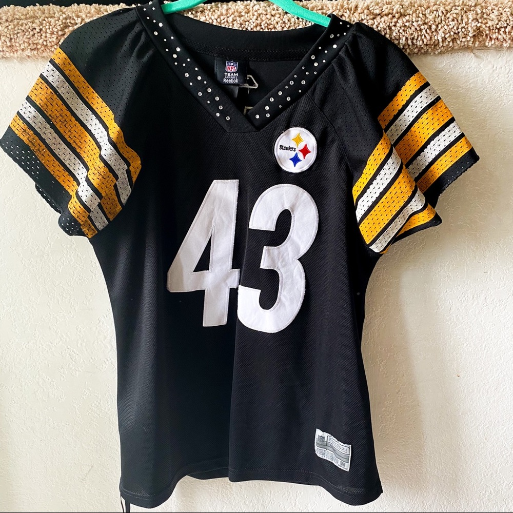 NFL Reebok Women’s Bling Jersey Polamalu | M